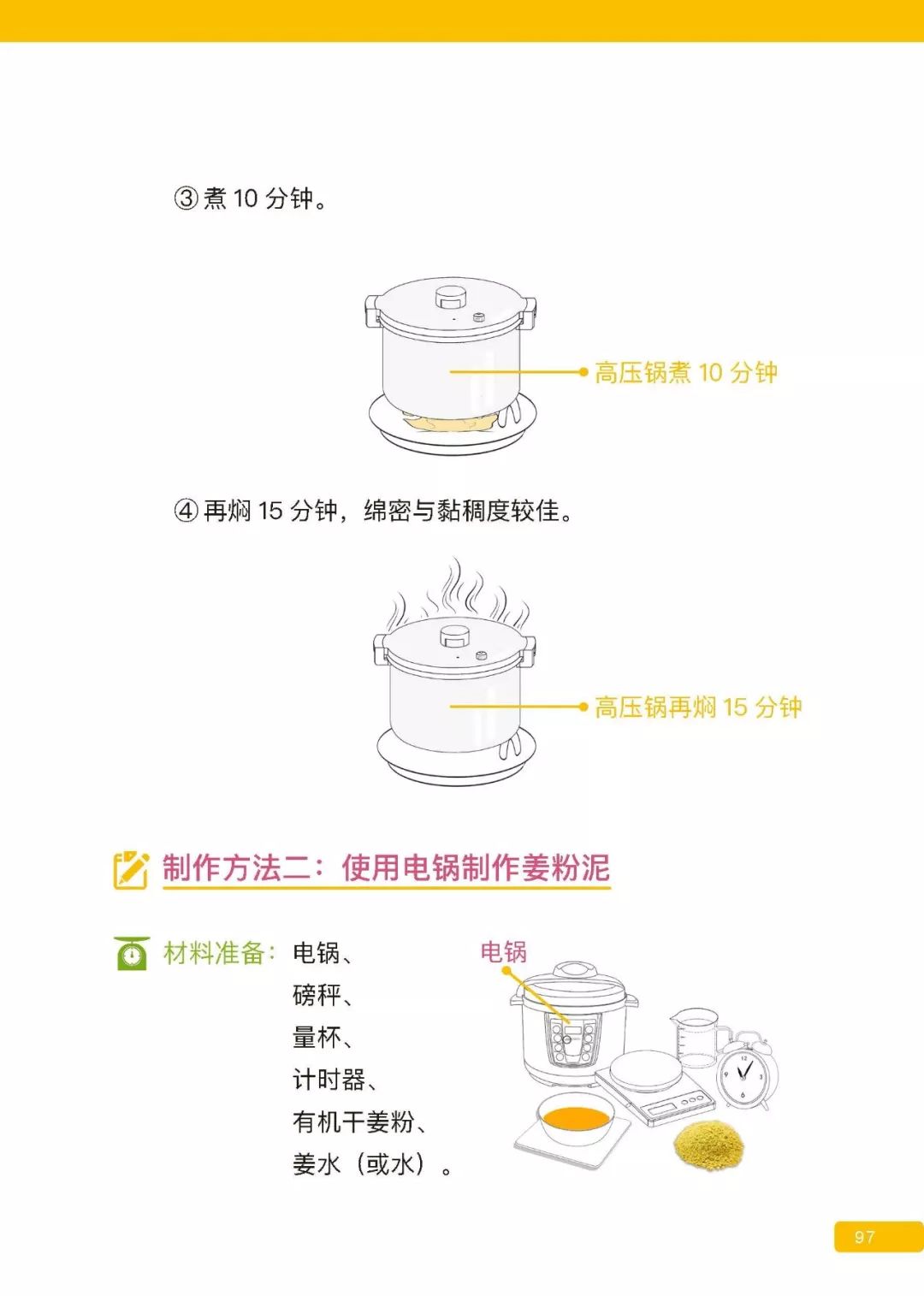 姜粉泥制作与使用方法 案例 与操作